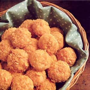 Crunchy Ham and Cheese Bites