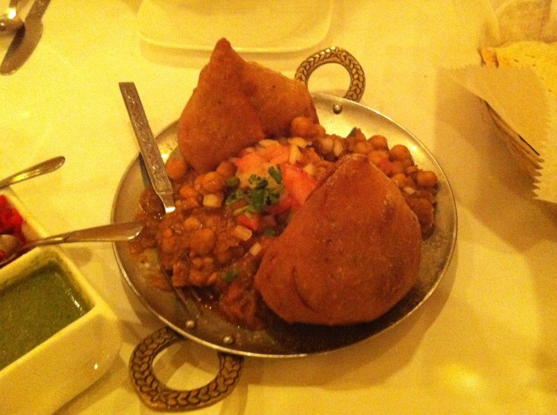 Vegetable Samosas with Channa