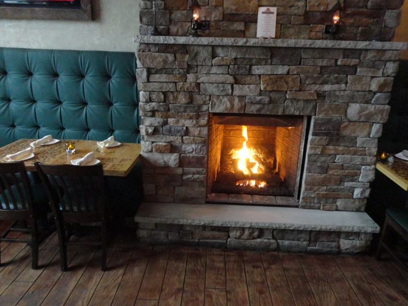 Warm Inviting Fire Place