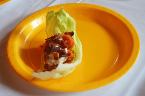 Sweet Potato And Bacon Lettuce Wrap 