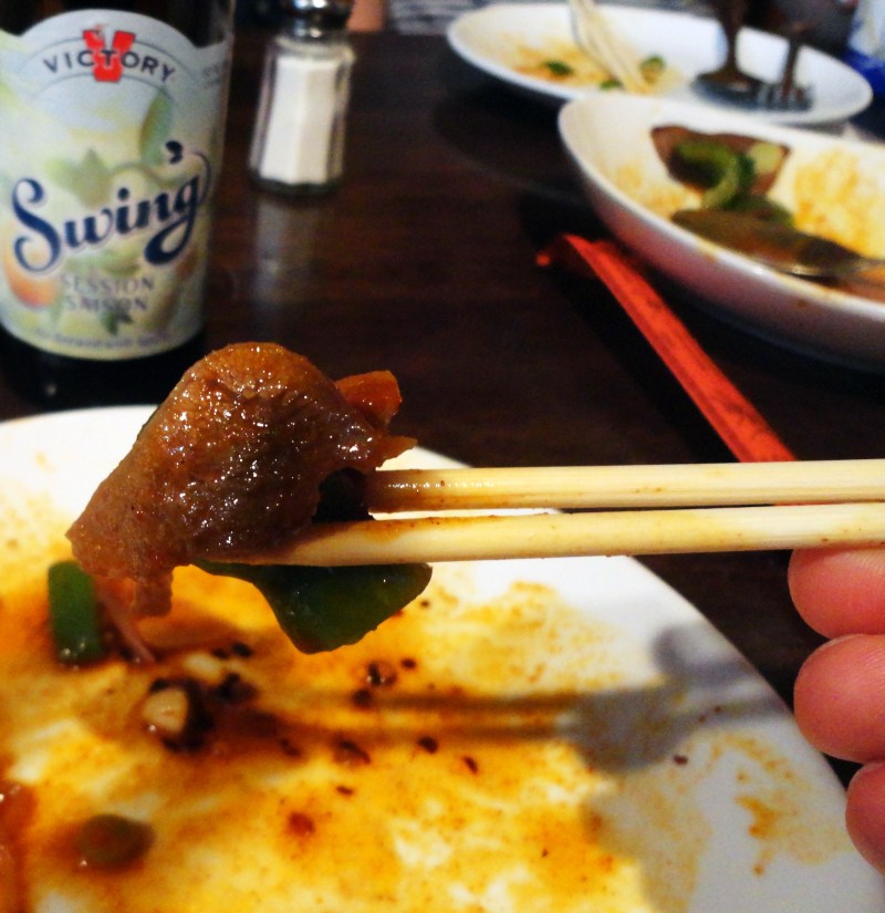 Beef Action Shot