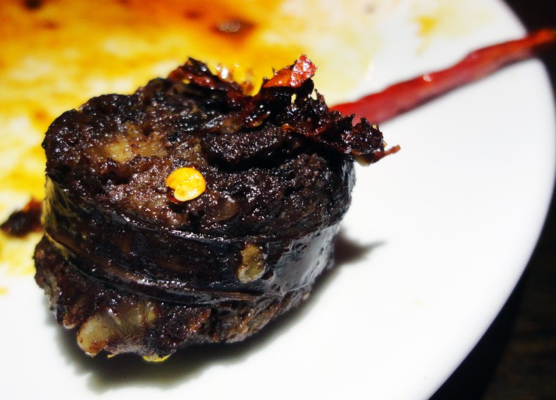 Blood Sausage With Pepper