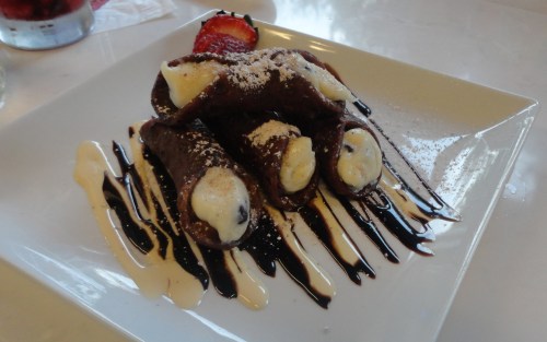 Central Kitchen’s signature chocolate covered cannoli 