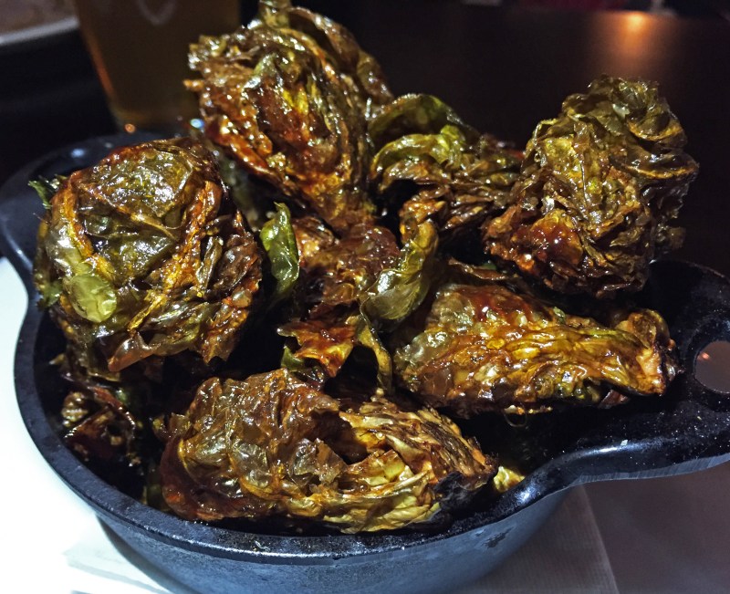 To paraphrase Rick James, "Fried Brussels Spouts are a hell of drug! "